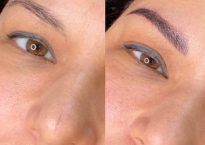 microblading before and after in Dallas