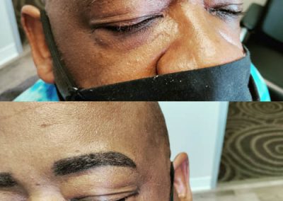 Microblading before and after